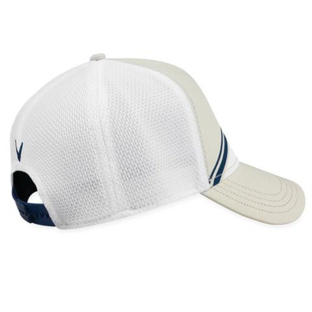 Callaway Logo Khaki White Snap Back Golf Cap NWT - Picture 2 of 2